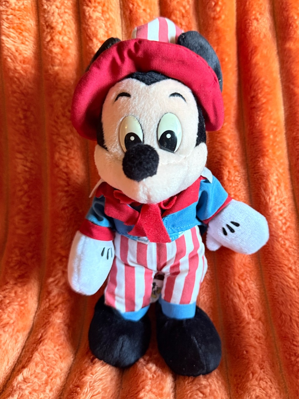 Walt Disney World Mickey Mouse Uncle Sam Bean Bag Plush Toy – Collectible